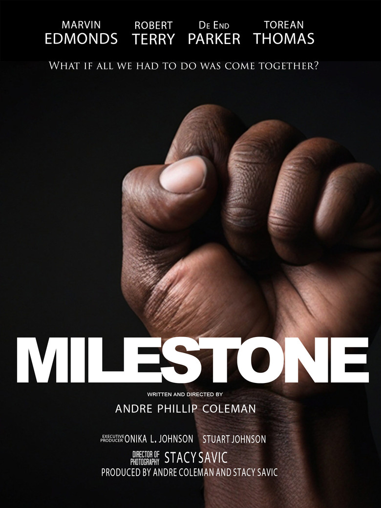 Milestone poster background