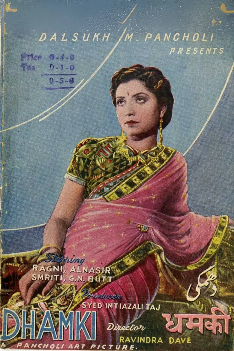 Dhamki poster background