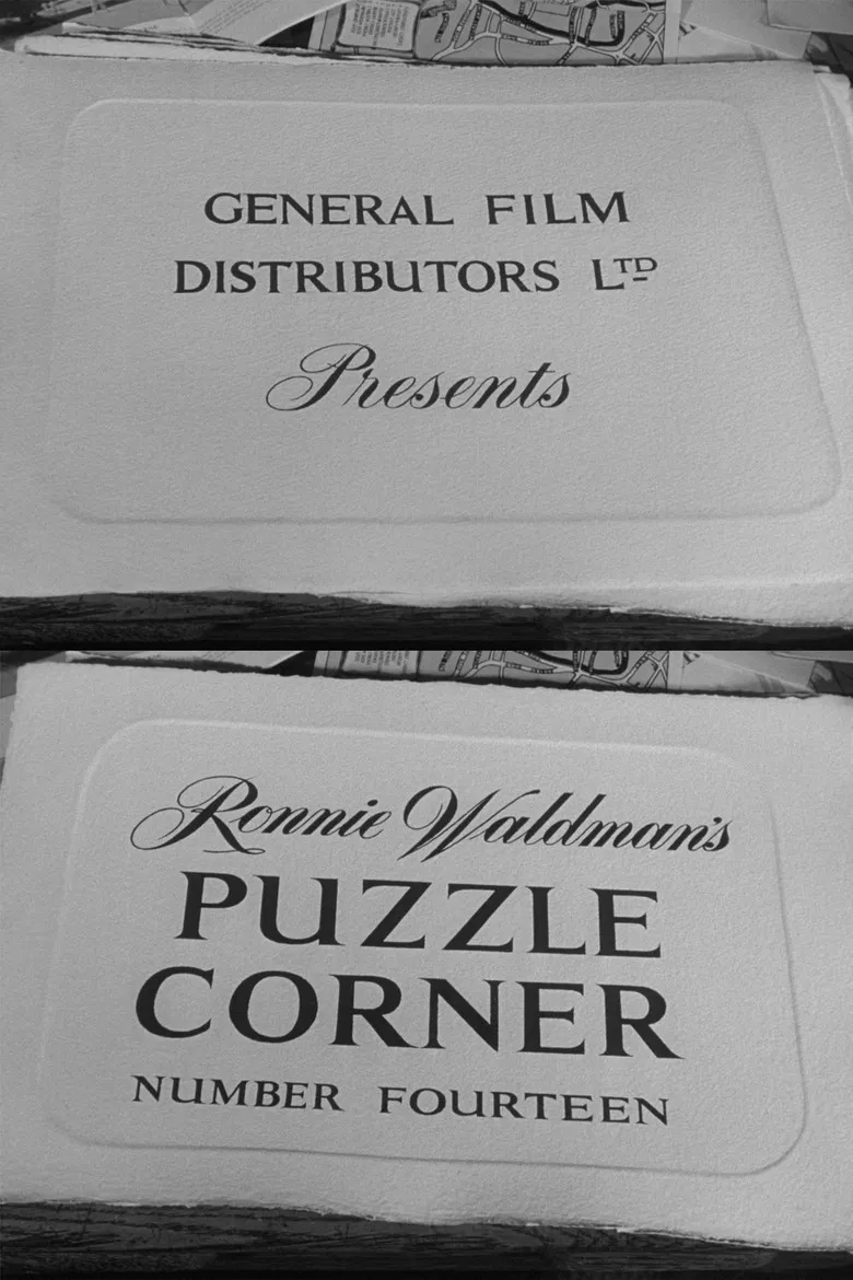 Puzzle Corner Number Fourteen poster background