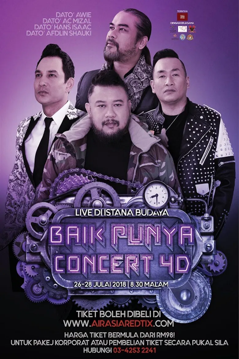 Baik Punya Konsert 4D poster background
