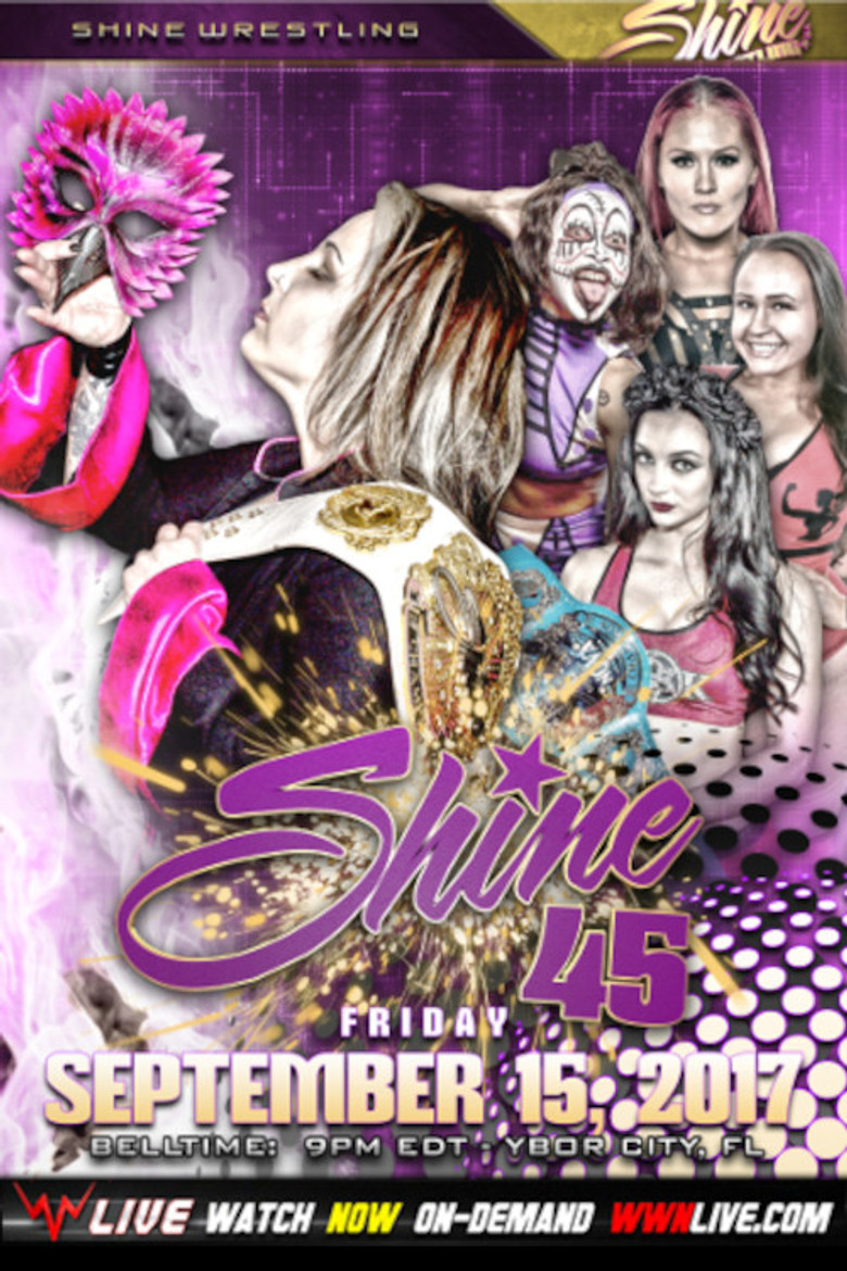 SHINE 45 poster background