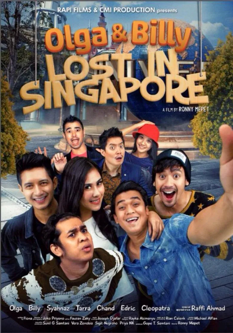 Olga & Billy Lost in Singapore poster background