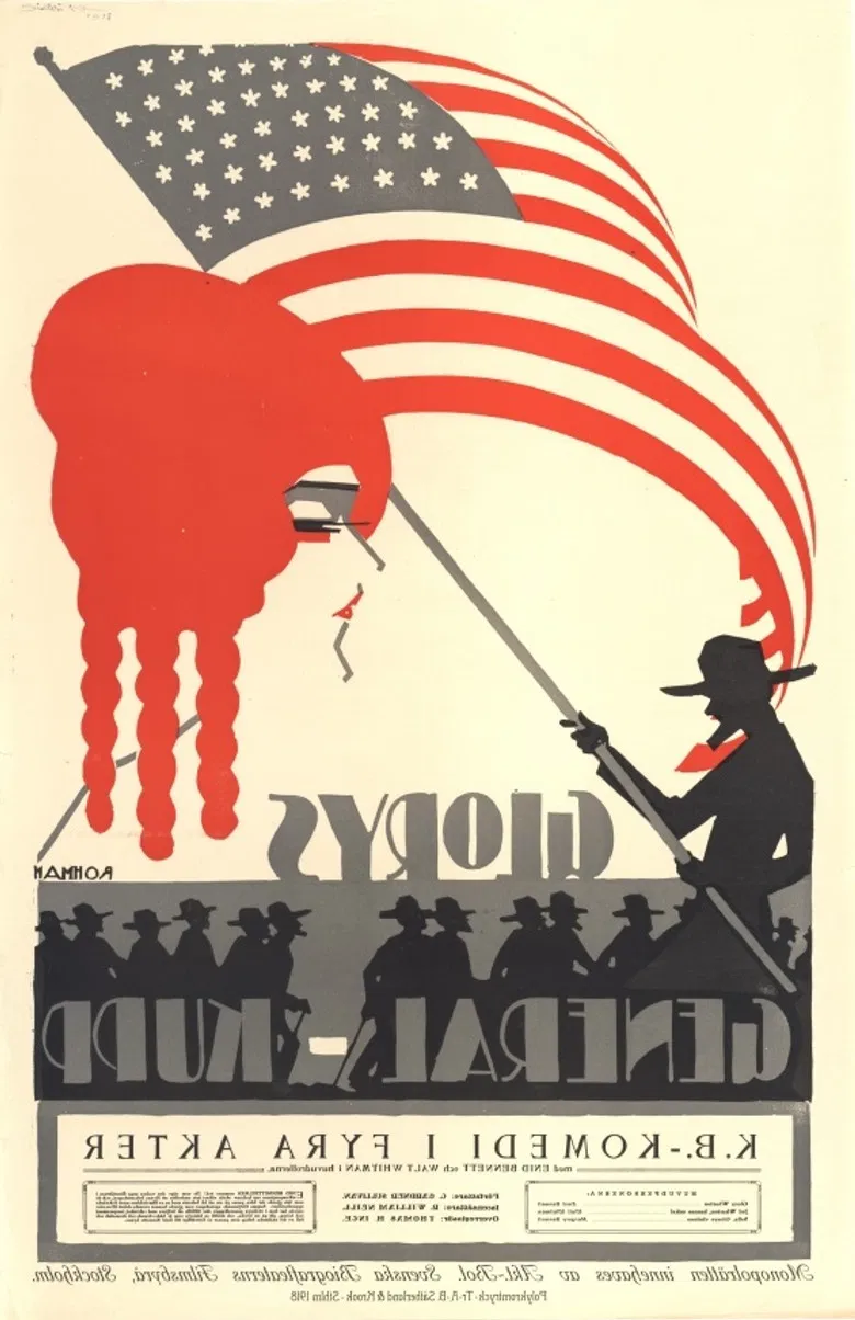 The Girl, Glory poster background