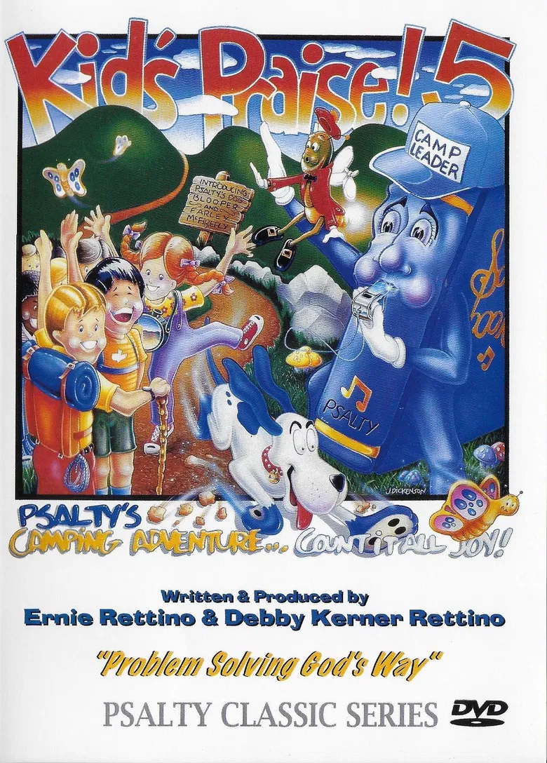 Kids Praise! 5: Psalty's Camping Adventure poster background