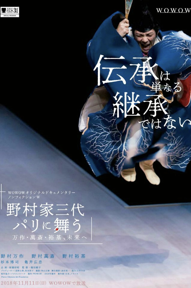 The Three Generations of the Nomura Kyogen Family poster background