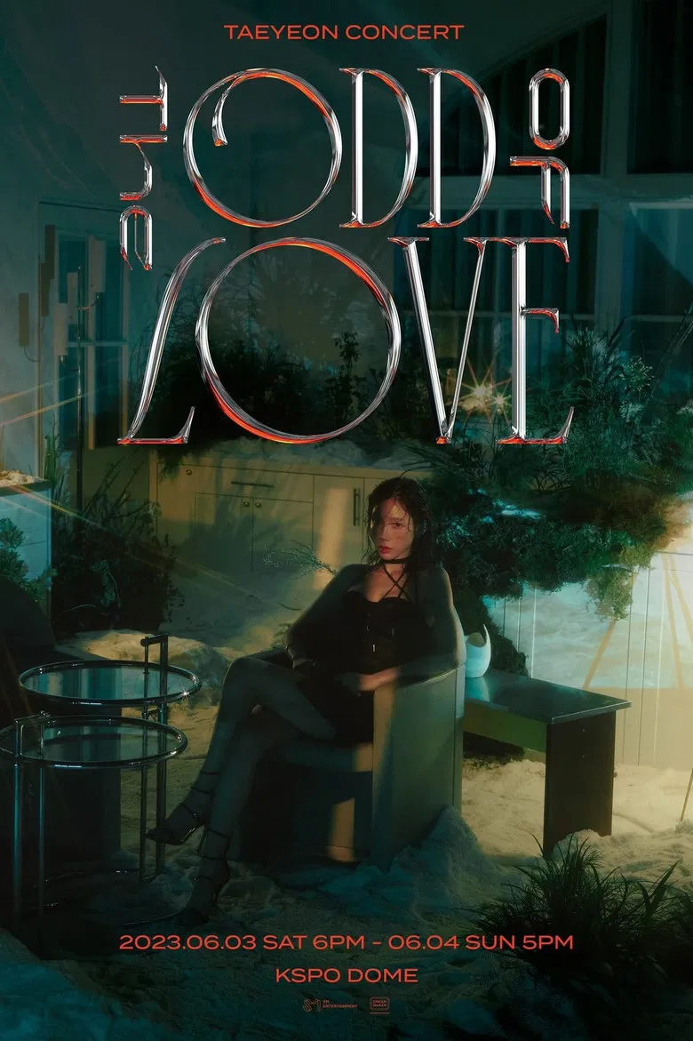 Taeyeon Concert - 'The Odd of Love' poster background