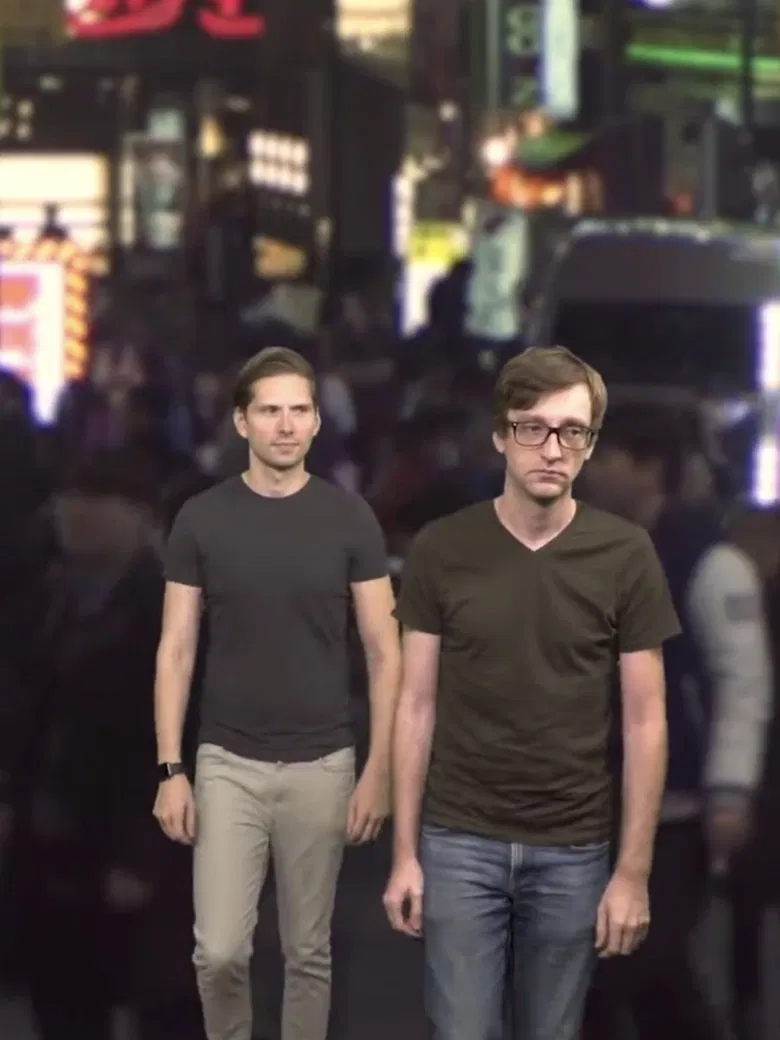 Lost In Bradslation poster background