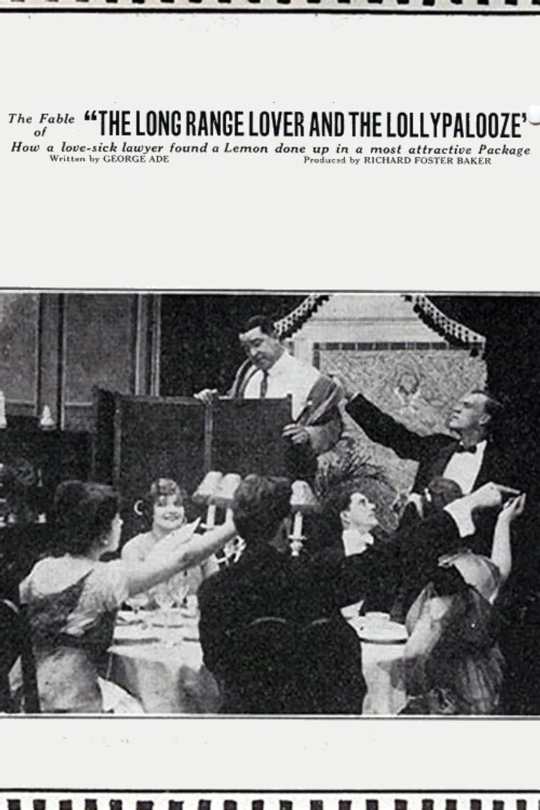 The Fable of 'The Long Range Lover and the Lollypalooze' poster background