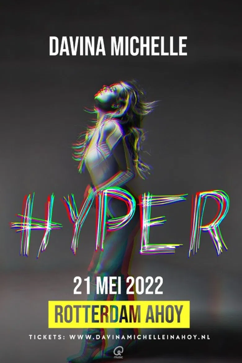 Davina Michelle: concert HYPER (deel 1) poster background