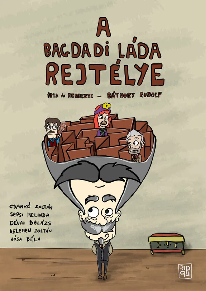 The Mystery of the Baghdad Chest poster background