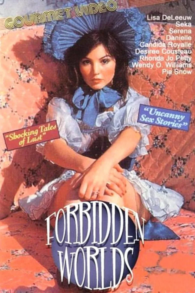 Forbidden Worlds poster background