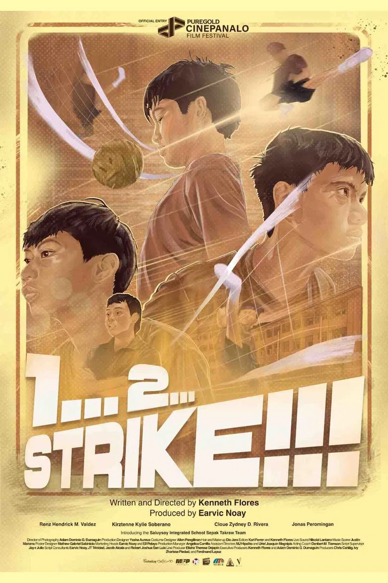 1... 2... Strike!!! poster background
