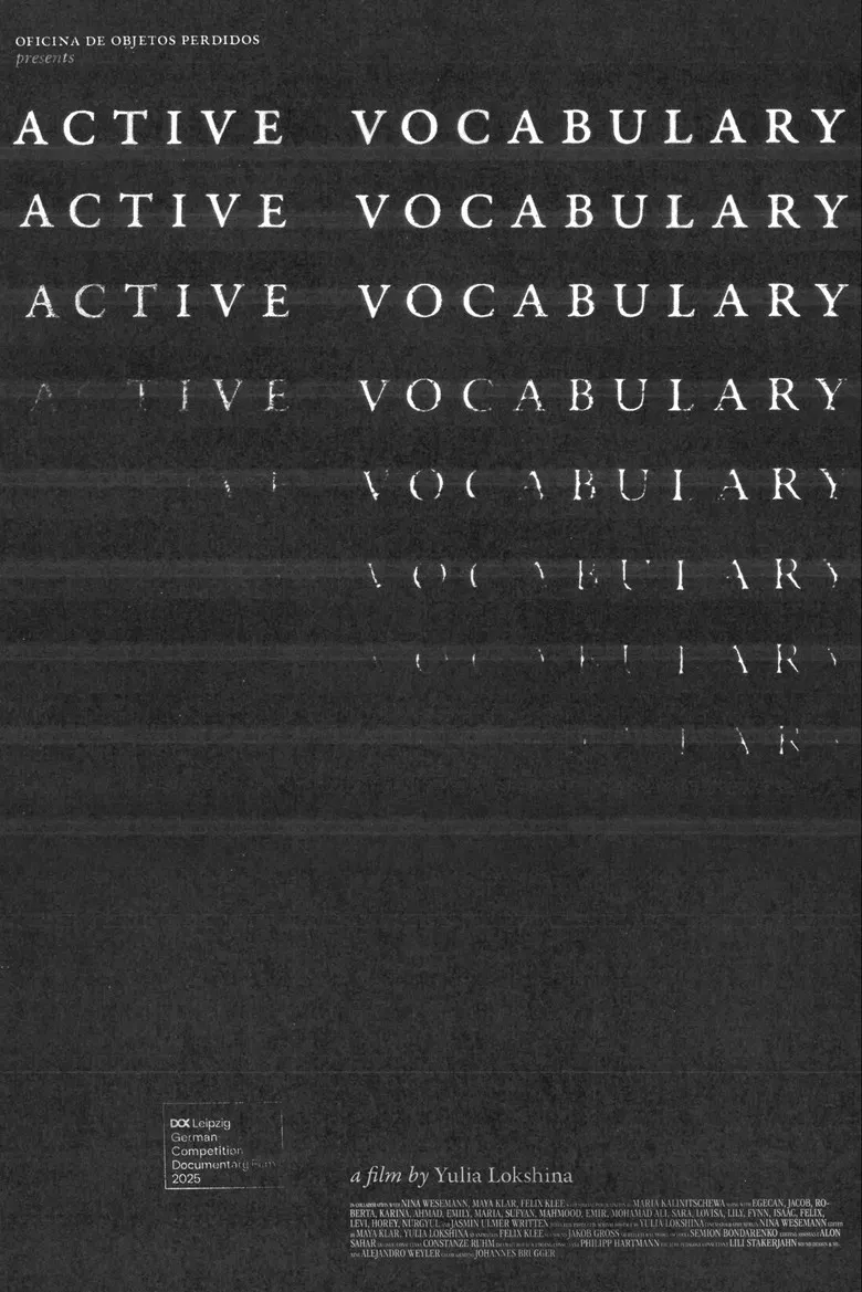 Active Vocabulary poster background