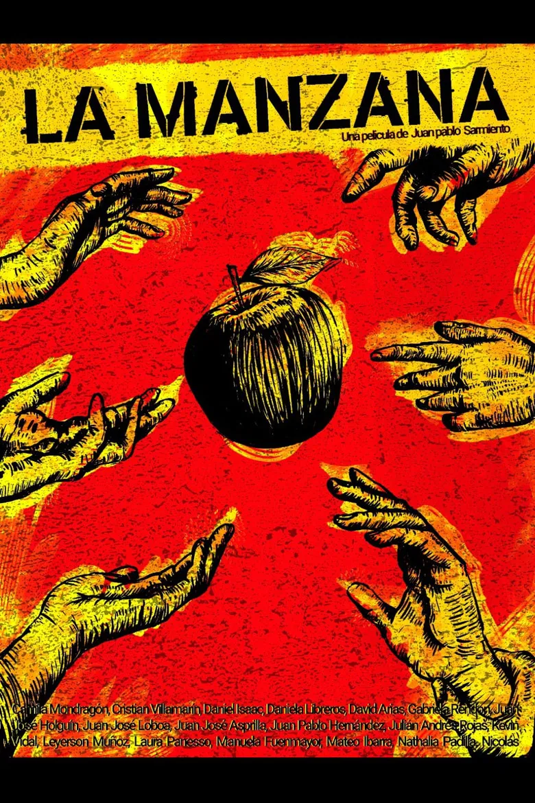 La manzana poster background