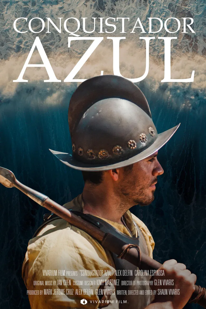 Conquistador Azul poster background