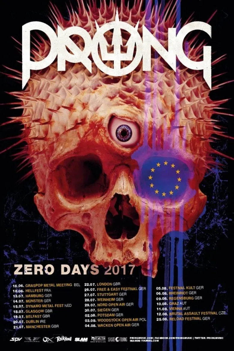 Prong: Live in Manchester poster background