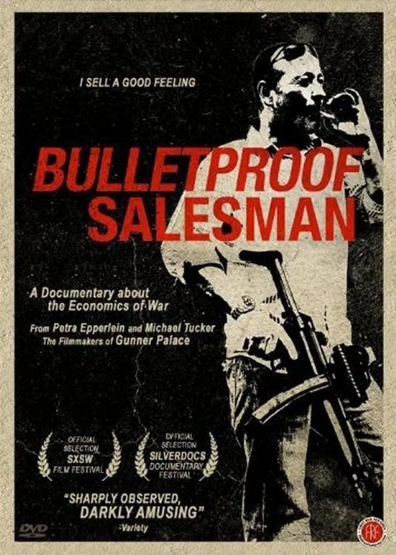 Bulletproof Salesman poster background
