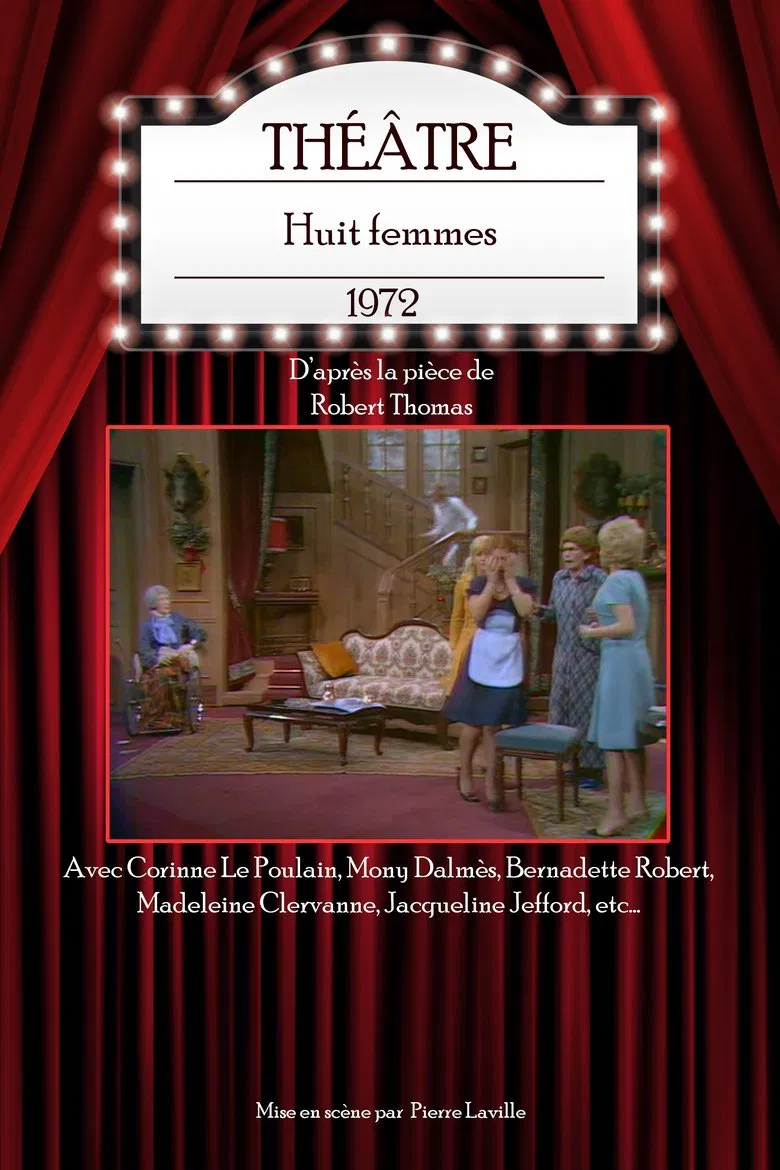 Huit femmes poster background