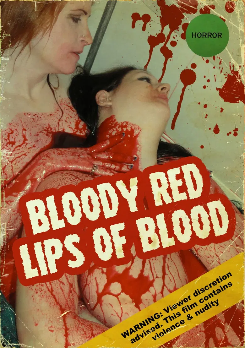 Bloody Red Lips of Blood poster background