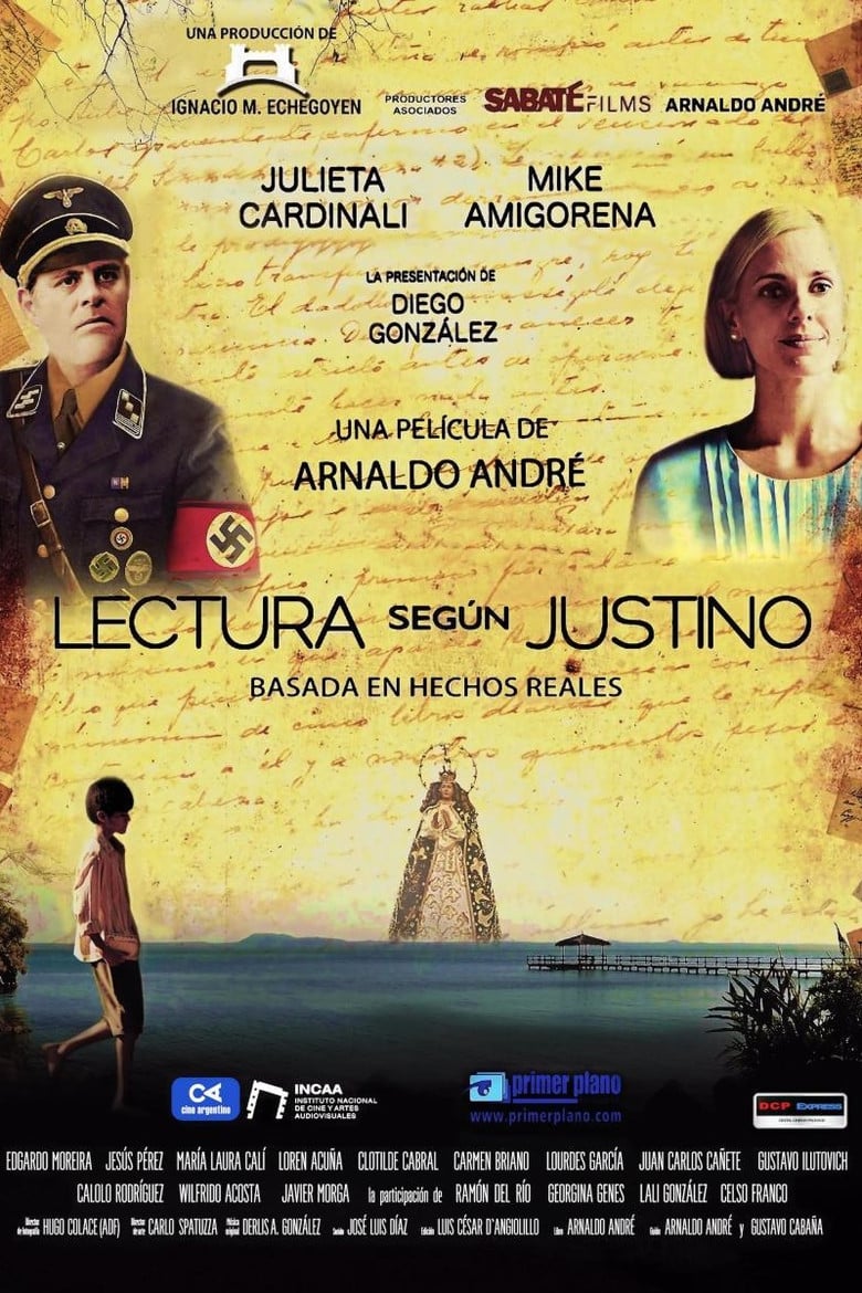 Lectura según Justino poster background