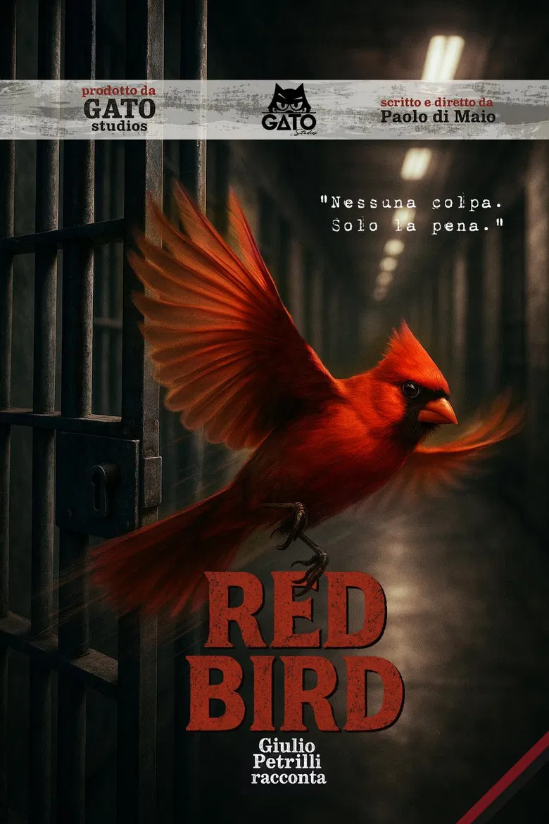 RED BIRD Giulio Petrilli Racconta poster background