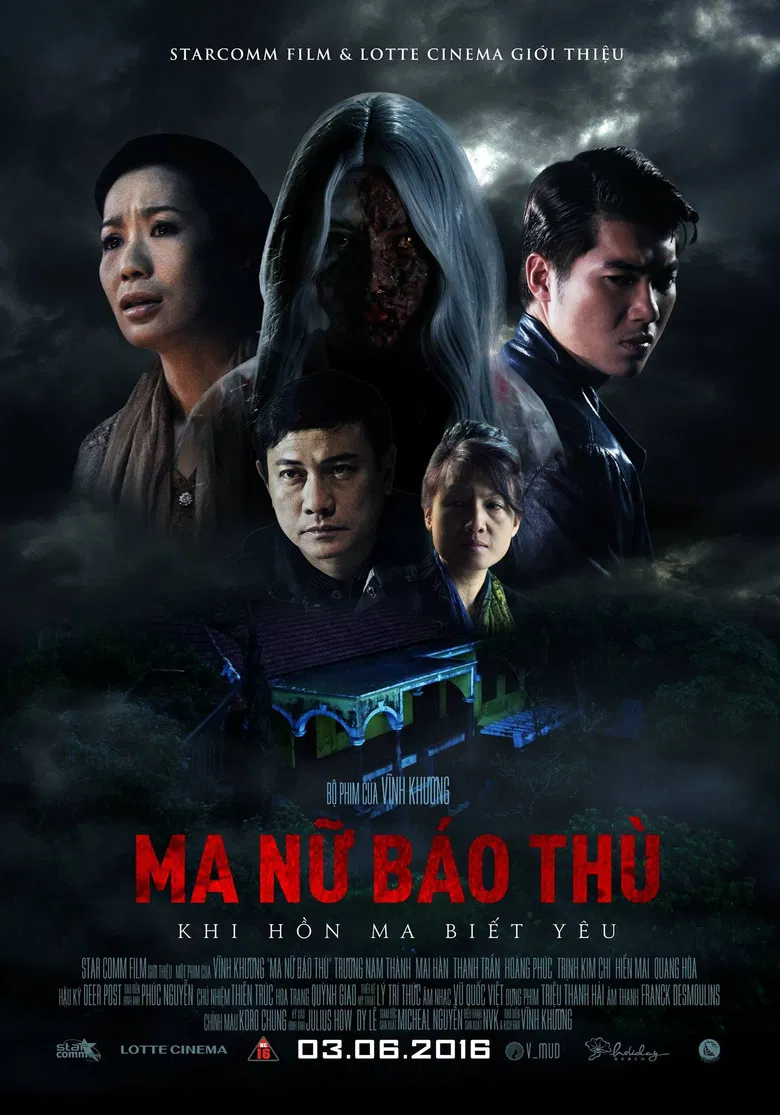 Ma Nữ Báo Thù poster background
