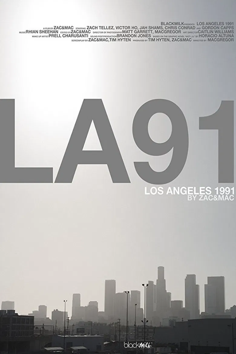 Los Angeles 1991 poster background