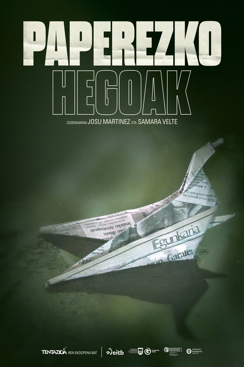 Paperezko hegoak poster background