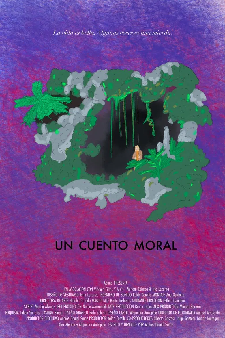 Un cuento moral poster background