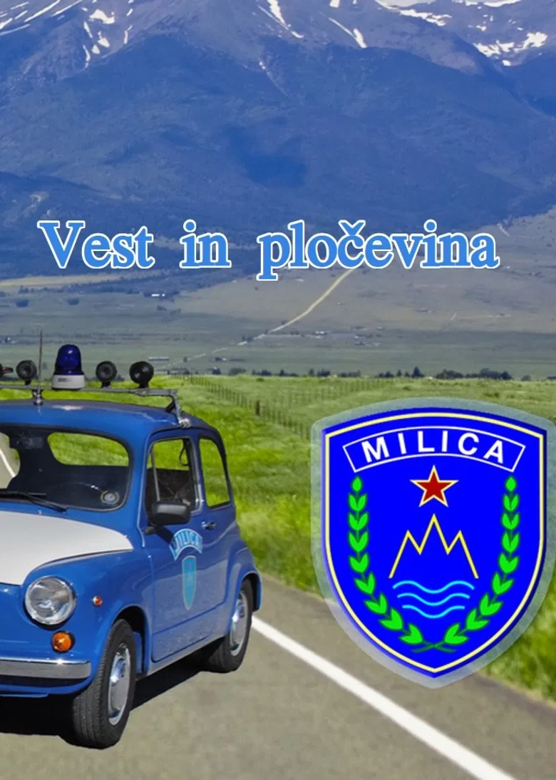 Vest in pločevina poster background
