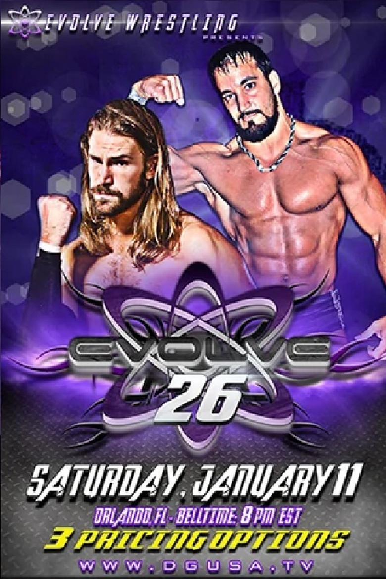 EVOLVE 26 poster background