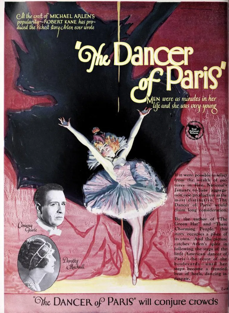 The Dancer of Paris poster background