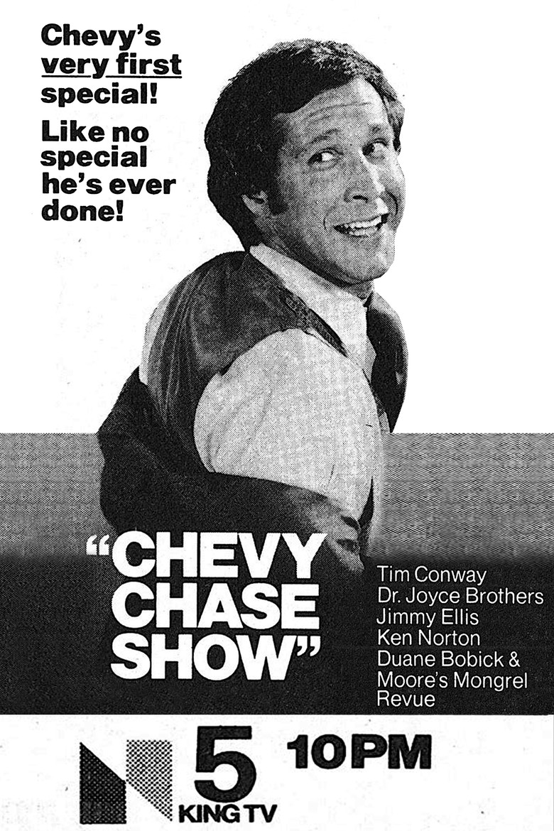 The Chevy Chase Show poster background