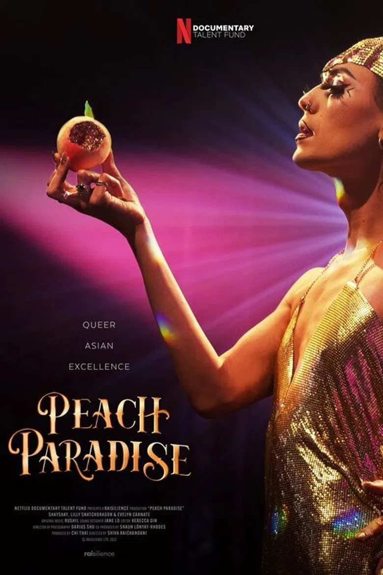 Peach Paradise poster background