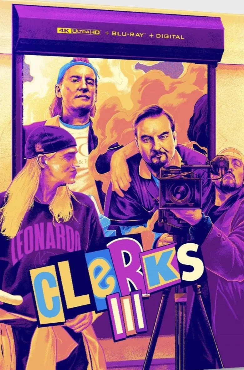 The Clerks 3 Documentary poster background