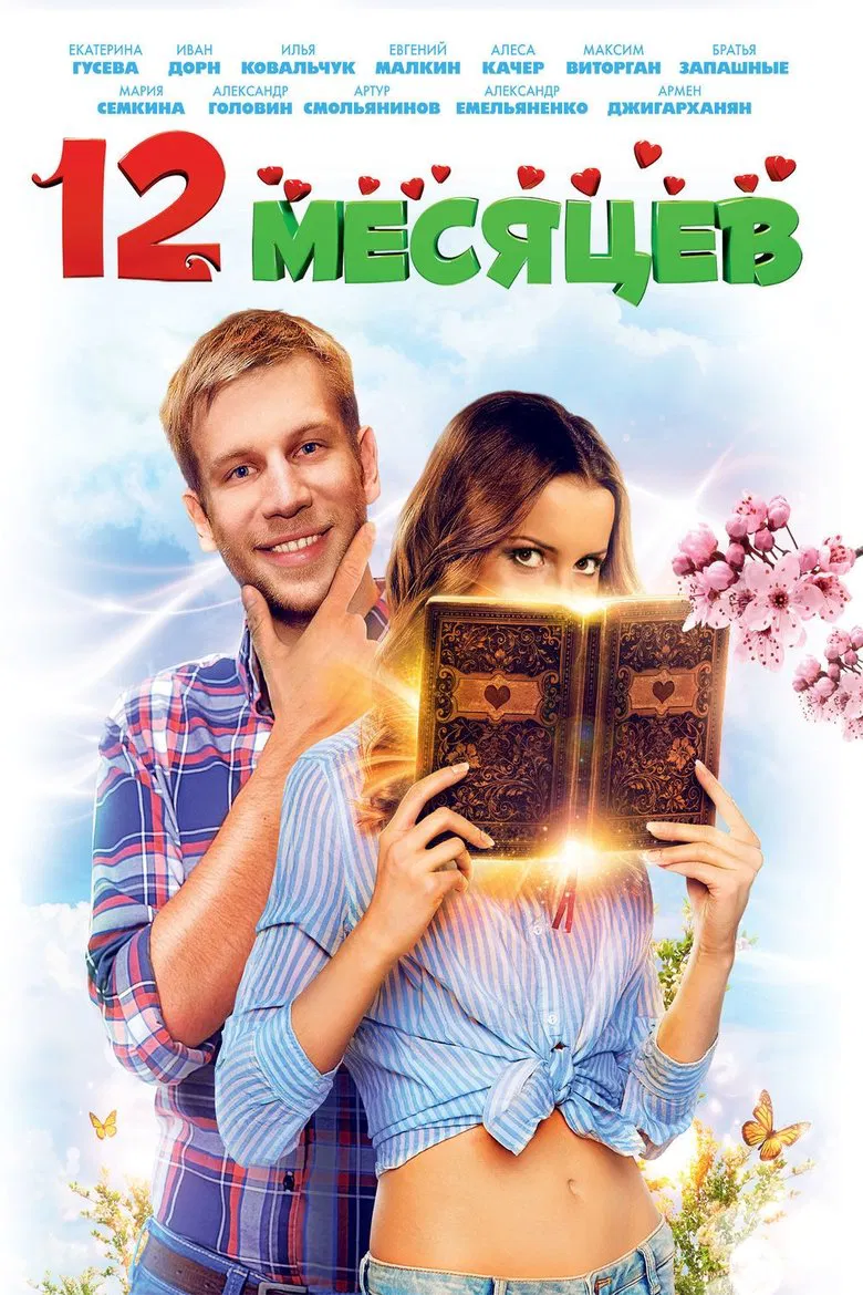 12 Months poster background