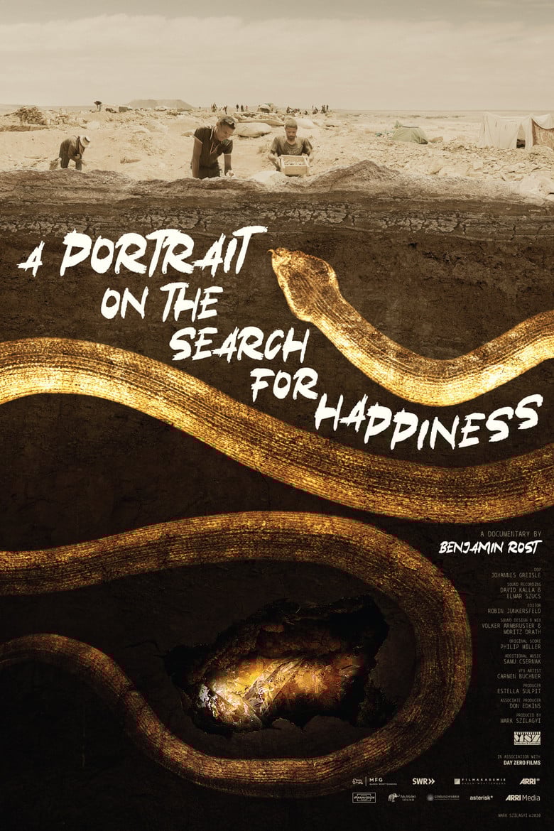 A Portrait on the Search for Happiness poster background