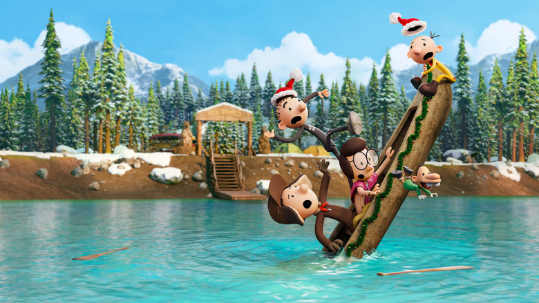 Greg Heffley and his father Frank in the kitchen