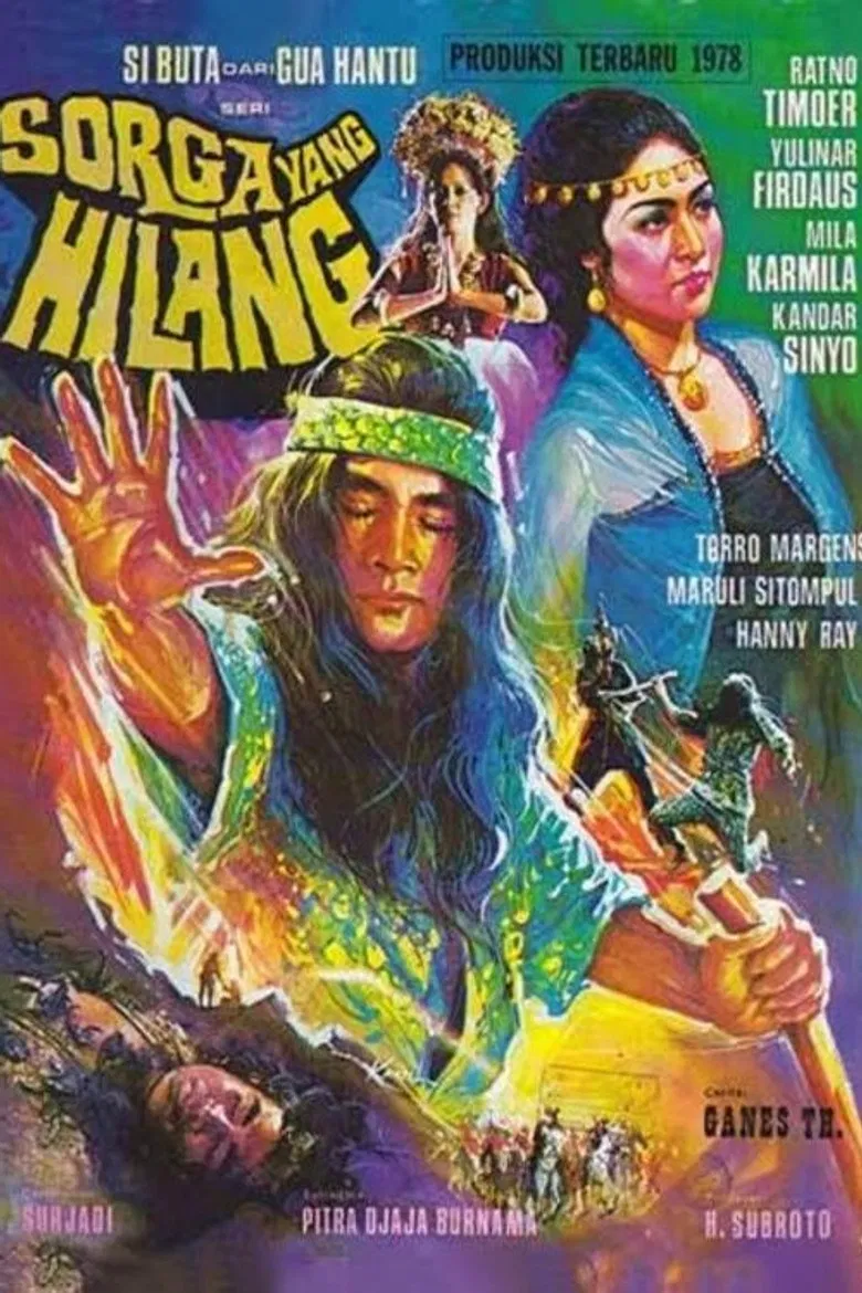 The Blind Man from Ghost Cave: Lost Paradise poster background