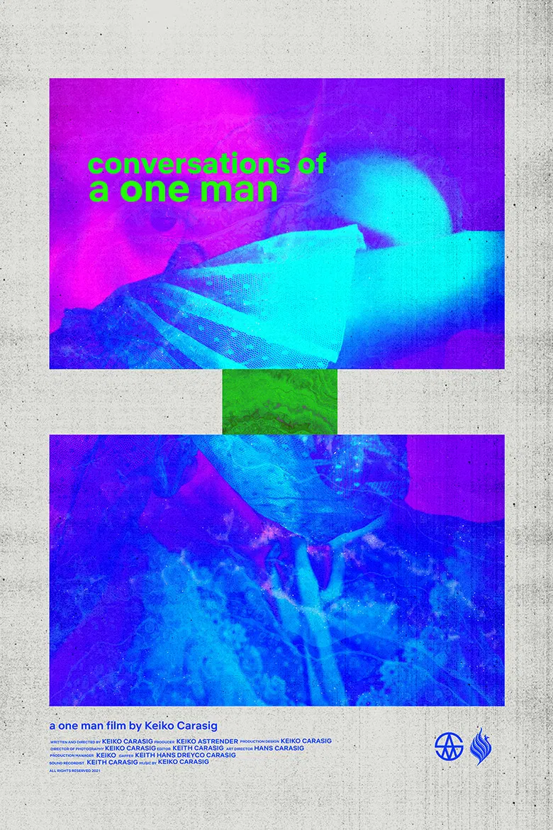 Conversations of A One Man poster background