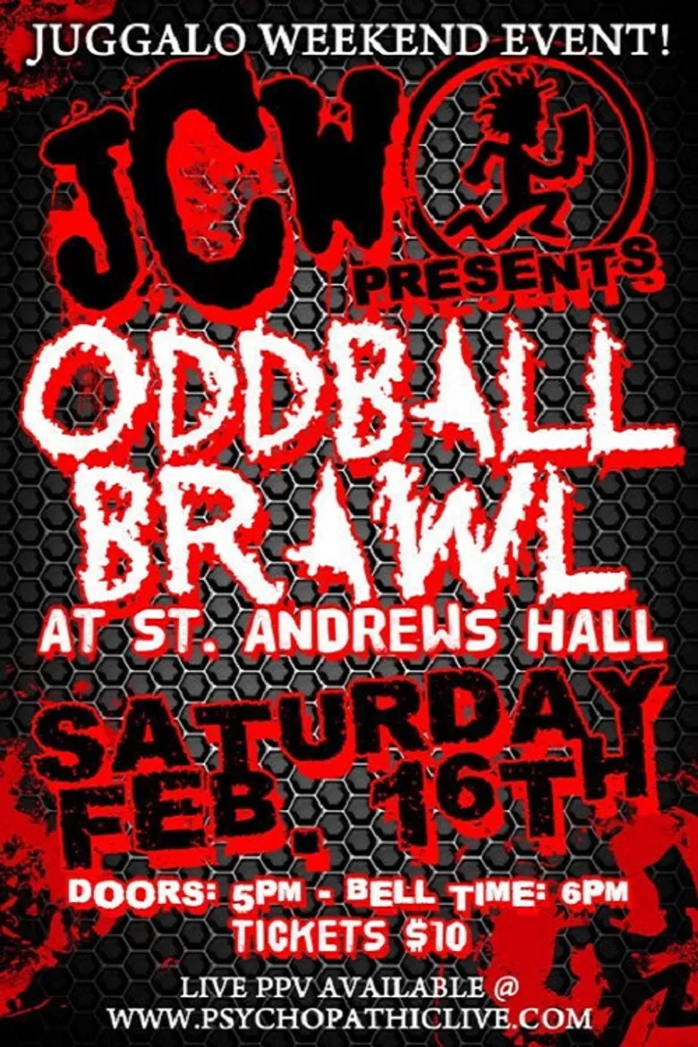 JCW Oddball Brawl poster background