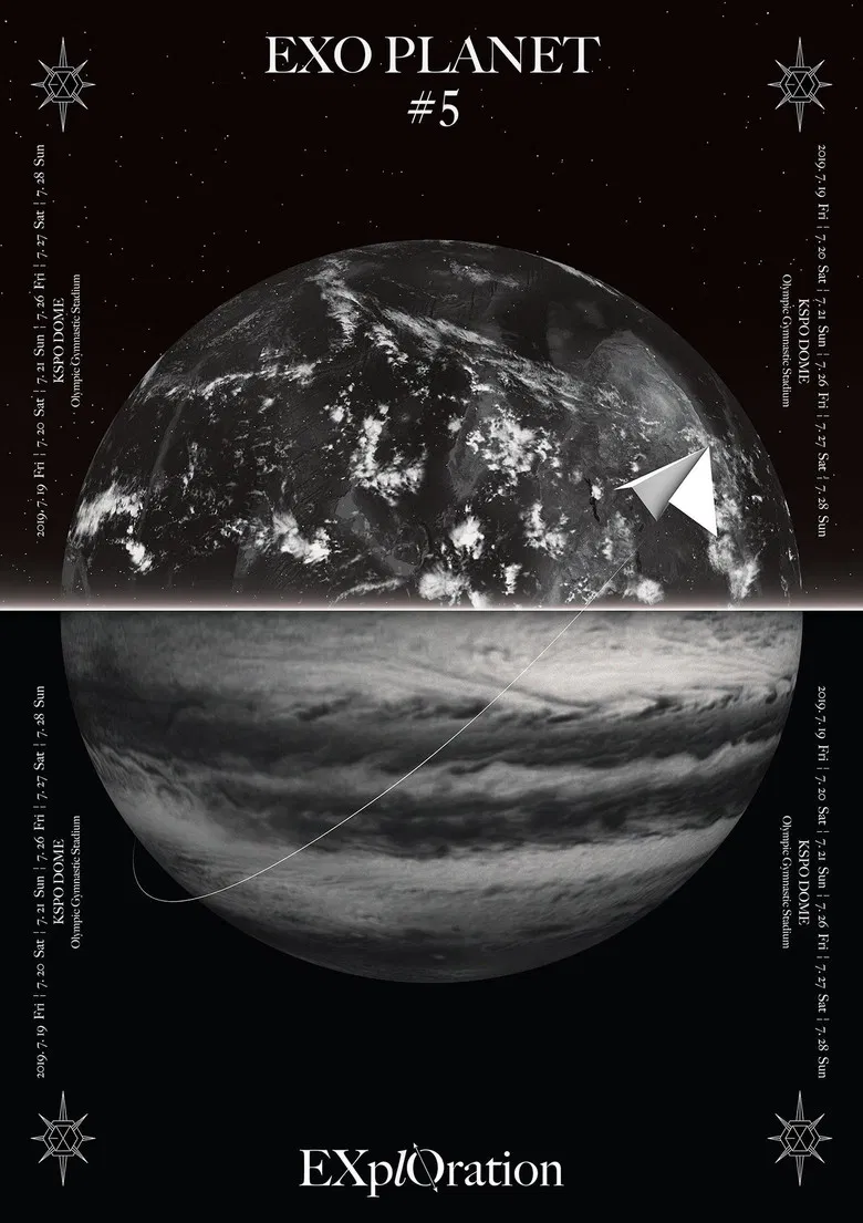 EXO PLANET #5 – EXpℓØration in Seoul poster background