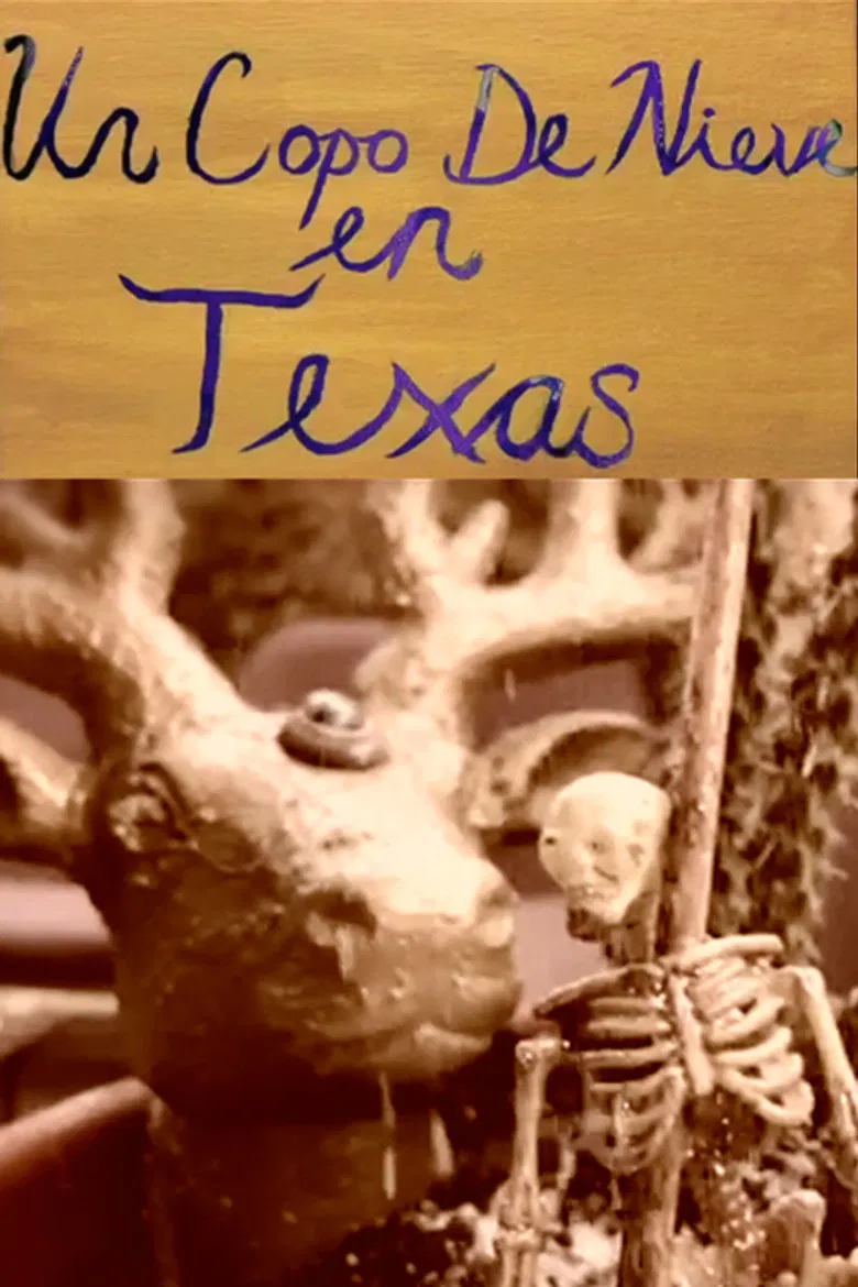 Un Copo de Nieve en Texas poster background