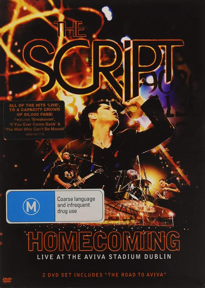 The Script: Homecoming Live at the Aviva Stadium poster background