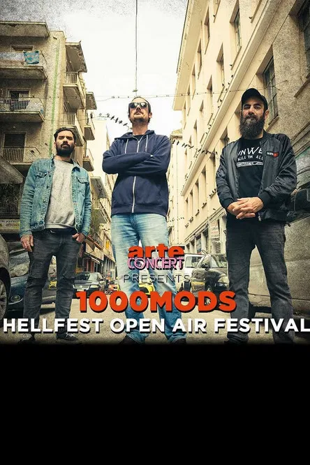1000mods - Hellfest 2024 poster background