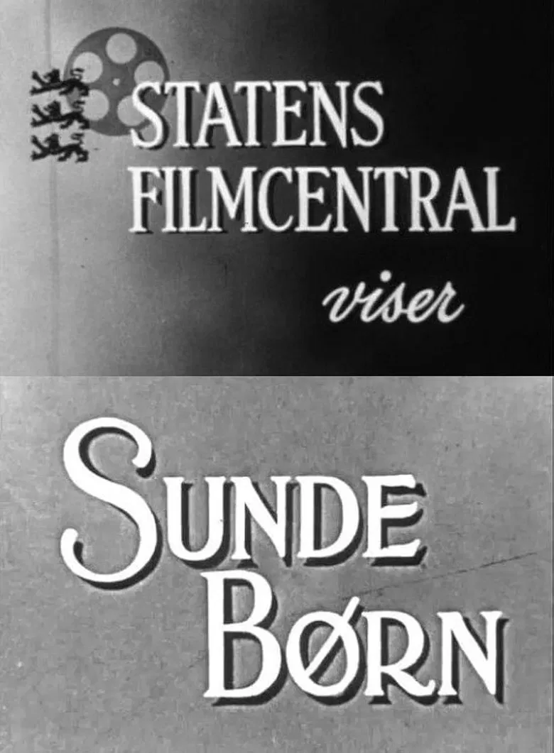 Sunde børn poster background