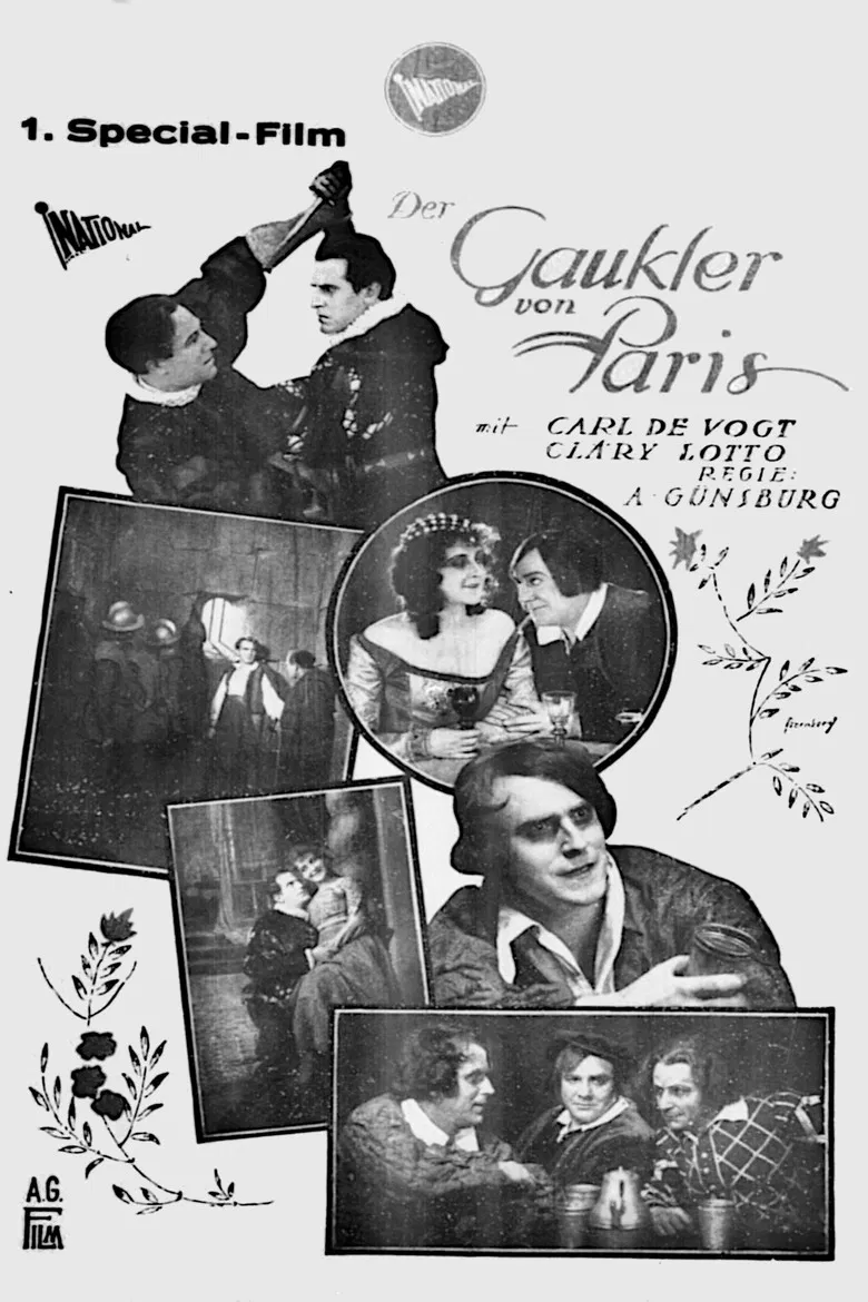 Der Gaukler von Paris poster background
