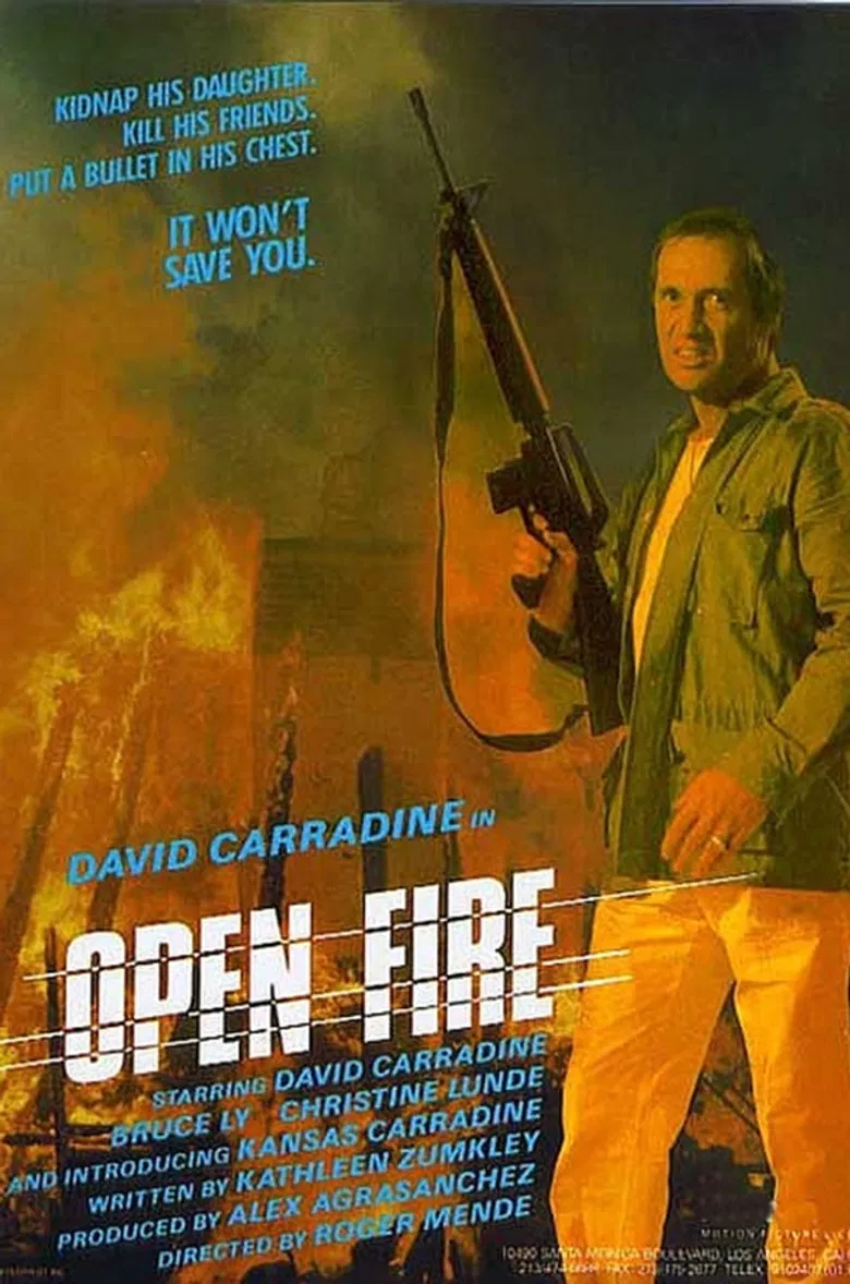 Open Fire poster background