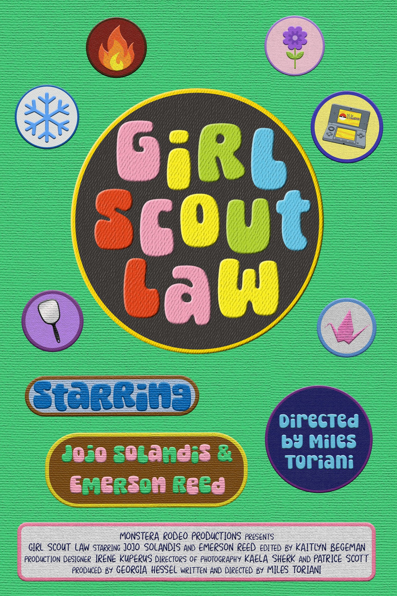 Girl Scout Law poster background