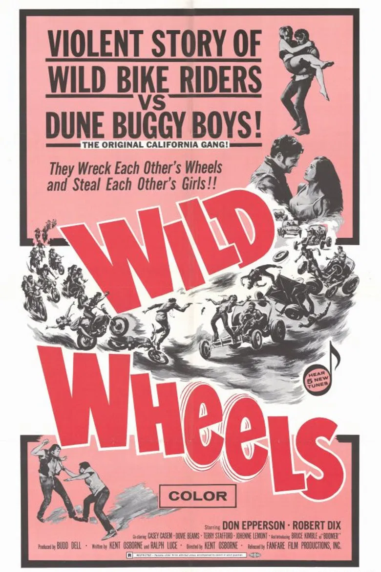 Wild Wheels poster background